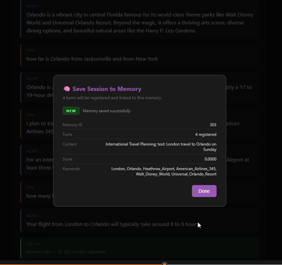 Voice agent – conversation interface
